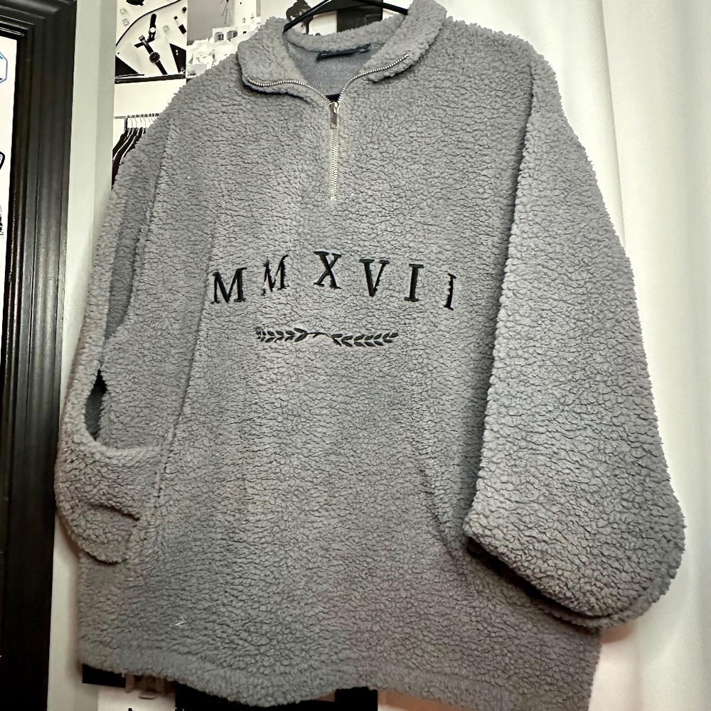 ASOS Sherpa Quarter Zip